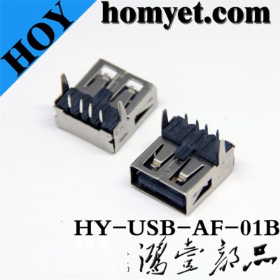 Female Board Mount USB 2.0 a Type Connector for with DIP Type (USB-AF-01B)